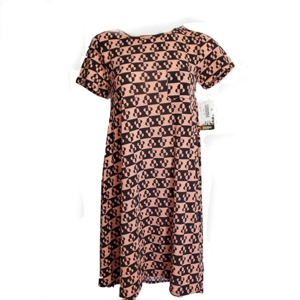Disney LulaRoe Carli Minnie Ear Dress‎ New XS